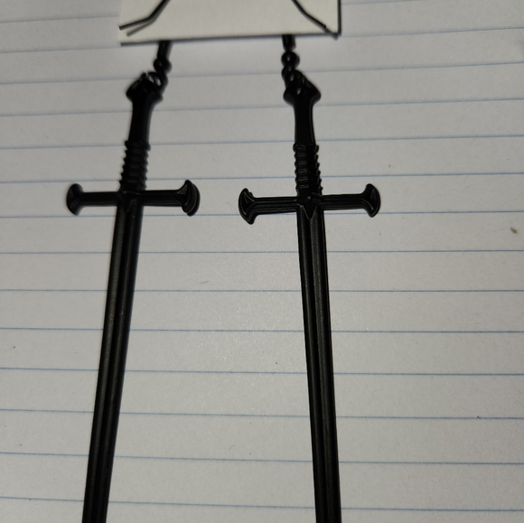 Sword Earrings - Picture 2 of 3